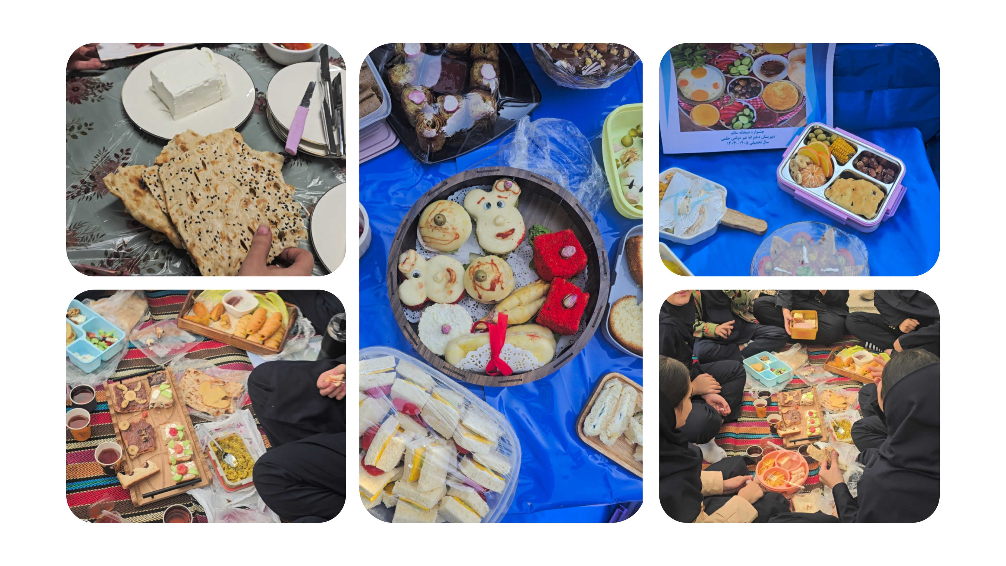 جشنواره صبحانه سالم در دبیرستان حلمی | ترویج تغذیه سالم در هفته بهداشت روان